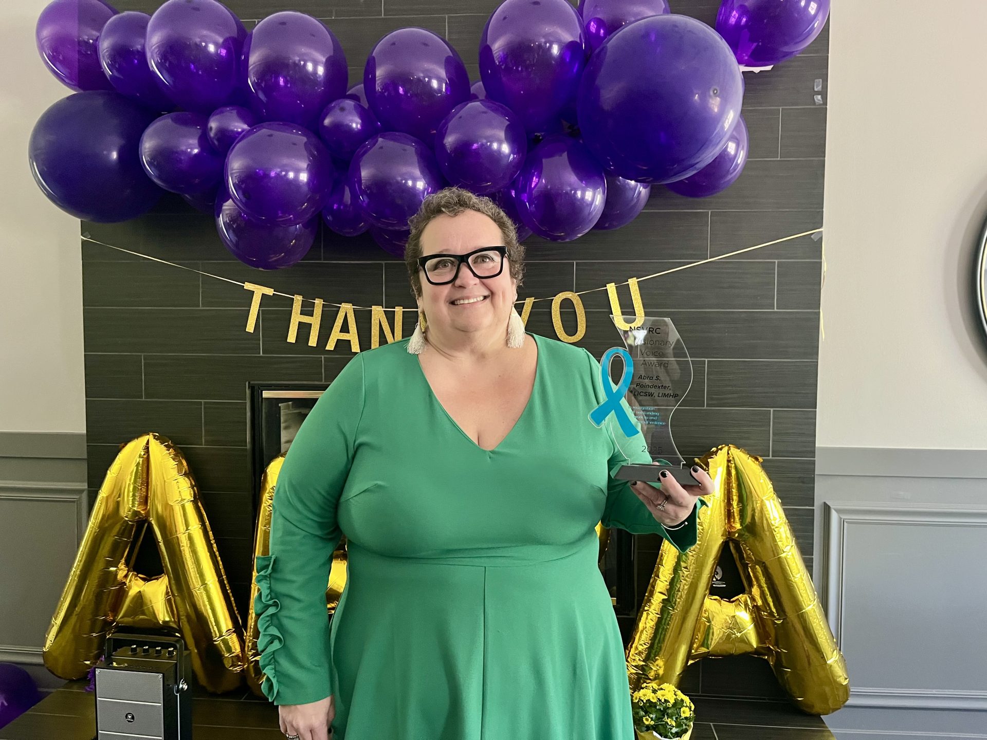 Abra Poindexter recognized with Visionary Voice Award